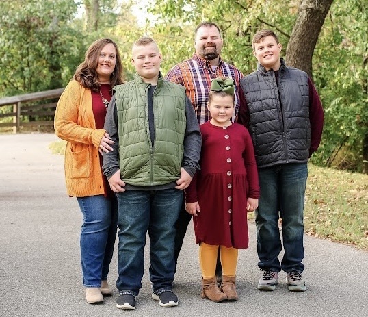 Dr. Amy Rigsby and family