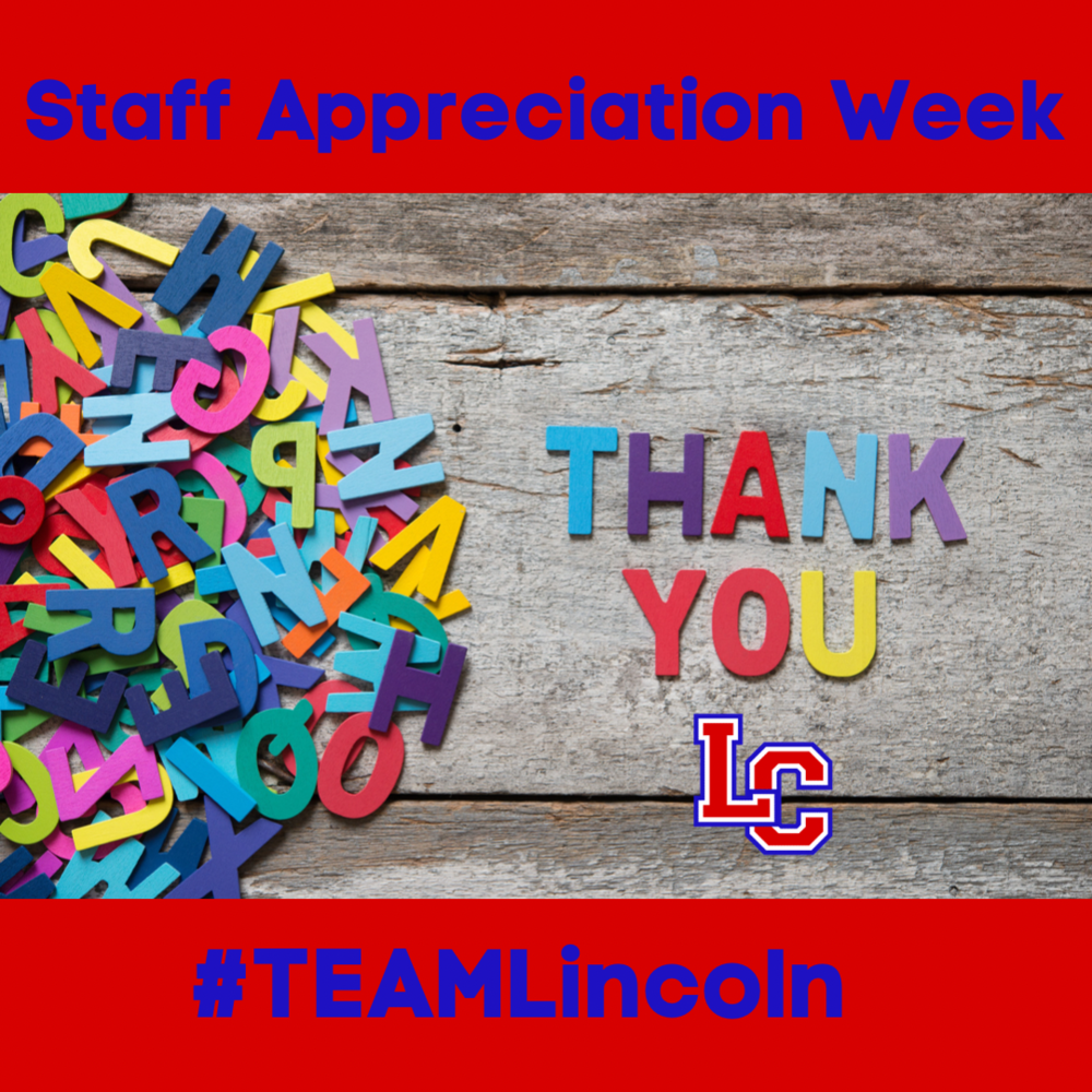 Staff Appreciation Week Lincoln County Schools
