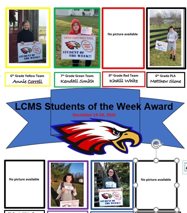 LCMS Students of the Week