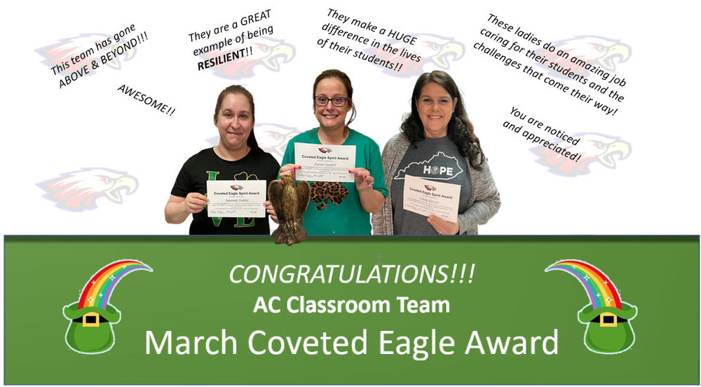 March Coveted Eagle Award