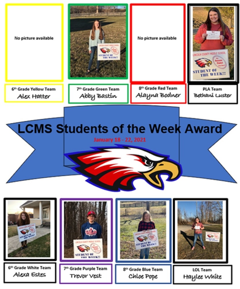 Student of the Week--January 22-25