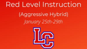 Red Level Instruction will Continue through 29th