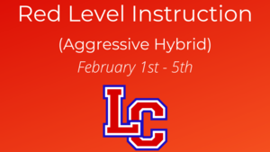 Red Level Instruction Set to Continue Next Week