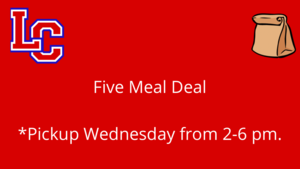 Final Week for Five Meal Deal 