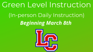 Daily In-Person Instruction Beginning March 8th 