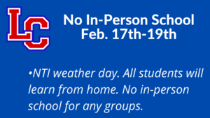 LC Schools will Use NTI Weather Days through 2/19