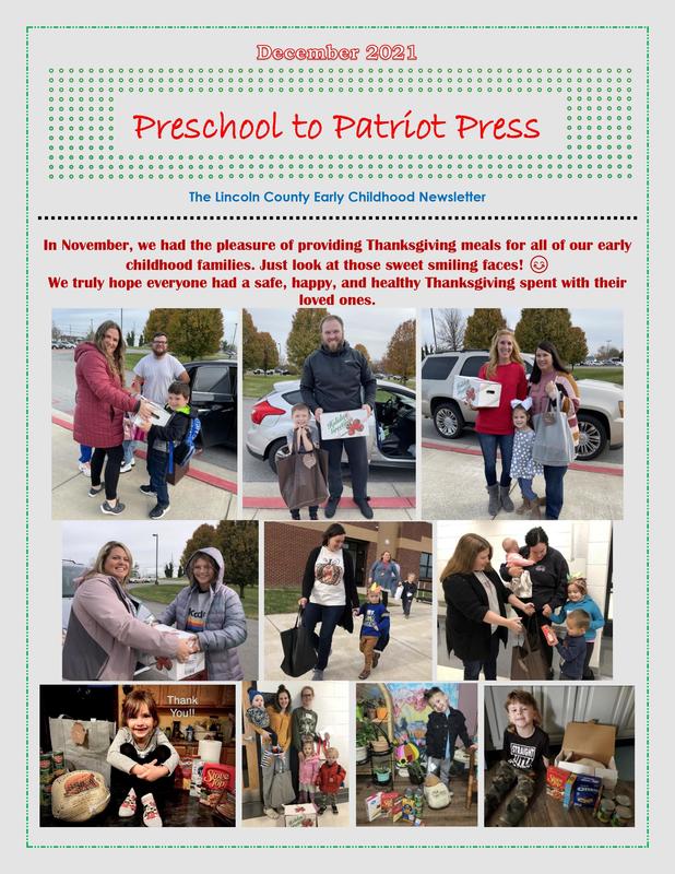 Preschool to Patriot Press - December newsletter